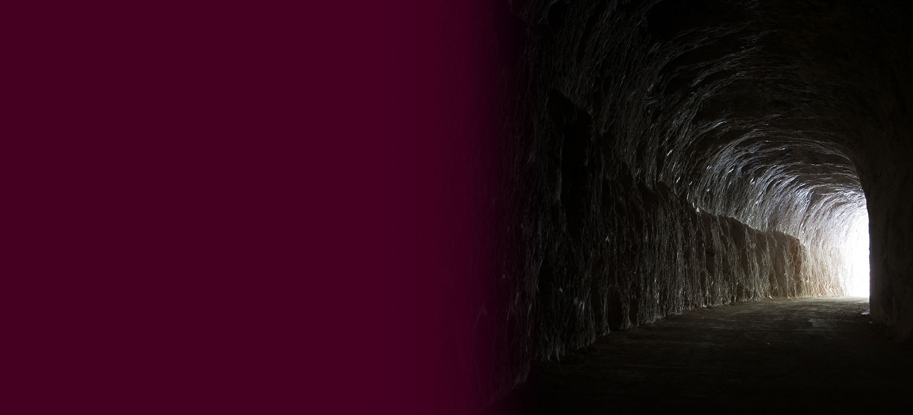 Light at the end of a tunnel