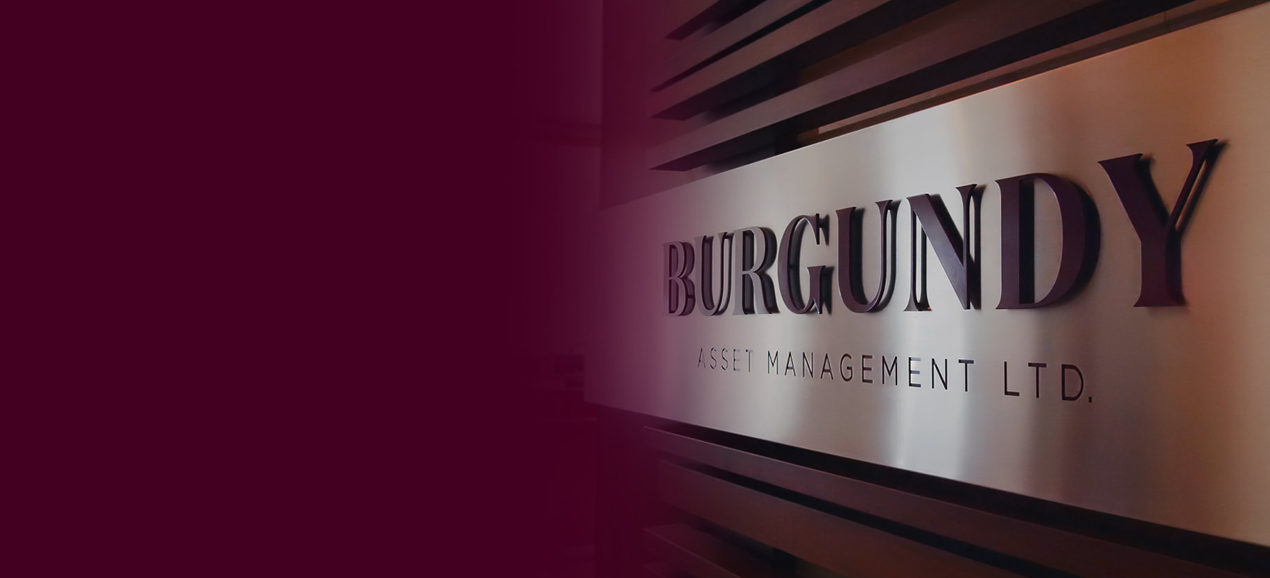 Burgundy Asset Management Sign