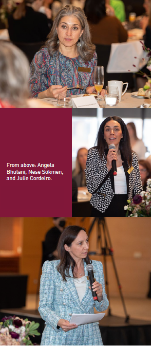 Angela Bhutani, Nese Sokmen, and Julie Cordeiro