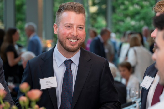 Danny Perrault at a Burgundy event